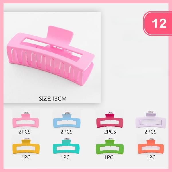 HAIR CLAW CLIP (12 UNITS)
