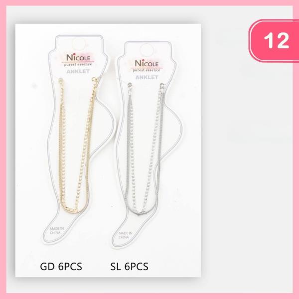 LAYERED ANKLET (12 UNITS)
