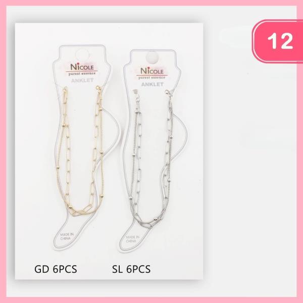 LAYERED ANKLET (12 UNITS)