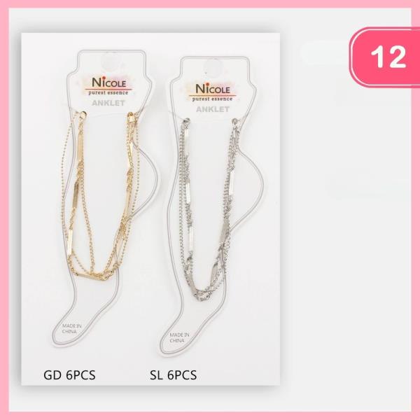 LAYERED ANKLET (12 UNITS)