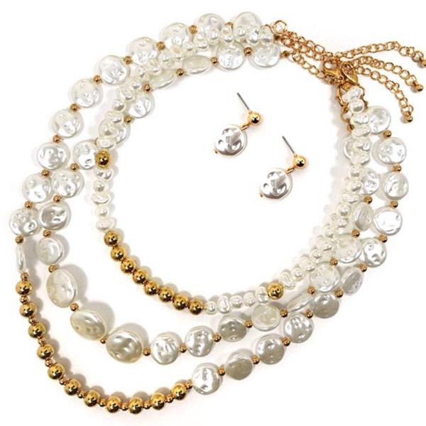 PEARL LAYERED NECKLACE