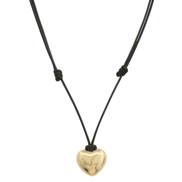 SODAJO METAL HEART STRING NECKLACE