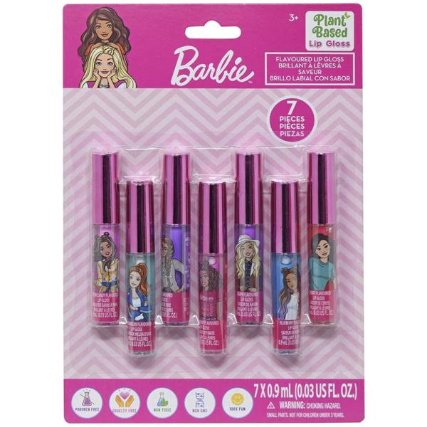 BARBIE 7PC LIP GLOSS