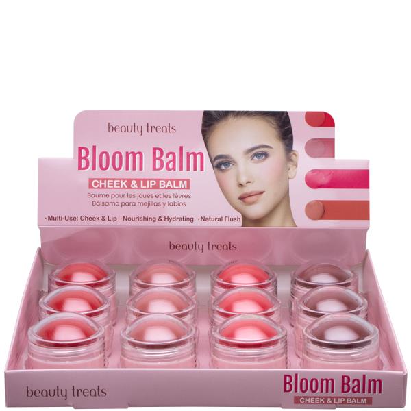 BEAUTY TREATS BLOOM CHEEK AND LIP BALM (12 UNITS)