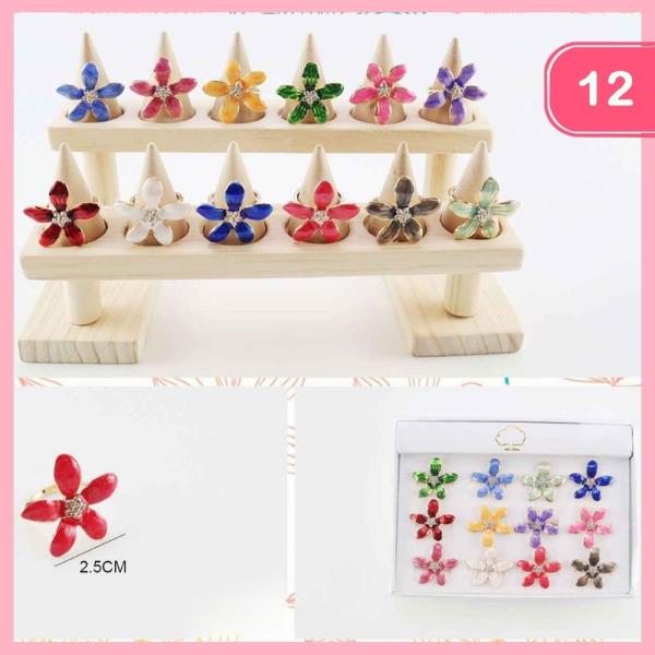 FLOWER RING (12 UNITS)