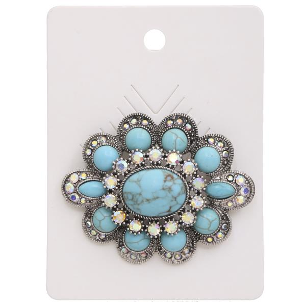 WESTERN CONCHO BROOCH