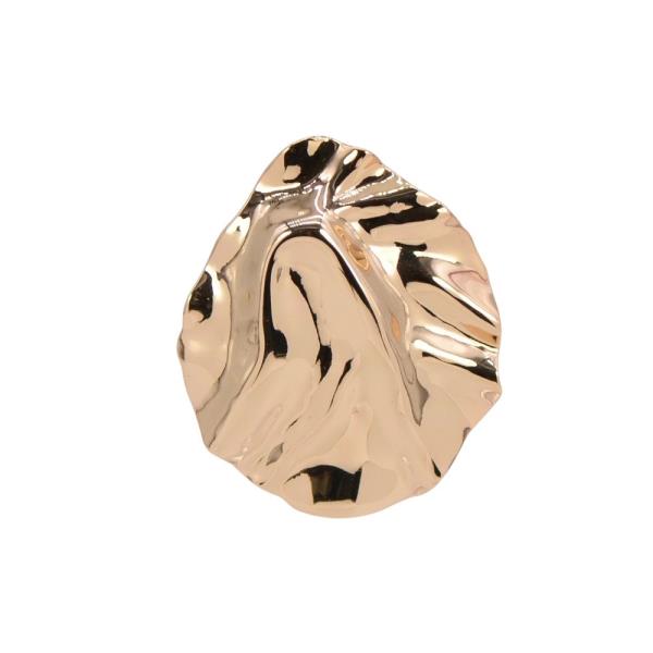 IRREGULAR OVAL BROOCH PIN