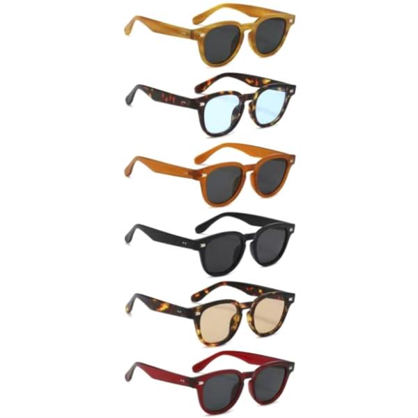 ROUND TRENDY SUNGLASSES 1DZ
