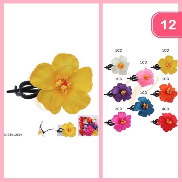 FLOWER HAIR CLIP (12 UNITS)