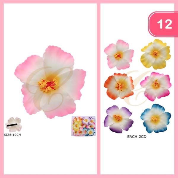 FLOWER HAIR CLIP (12 UNITS)