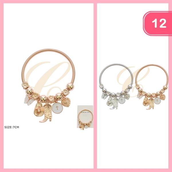 WESTERN CHARM BRACELET (12 UNITS)