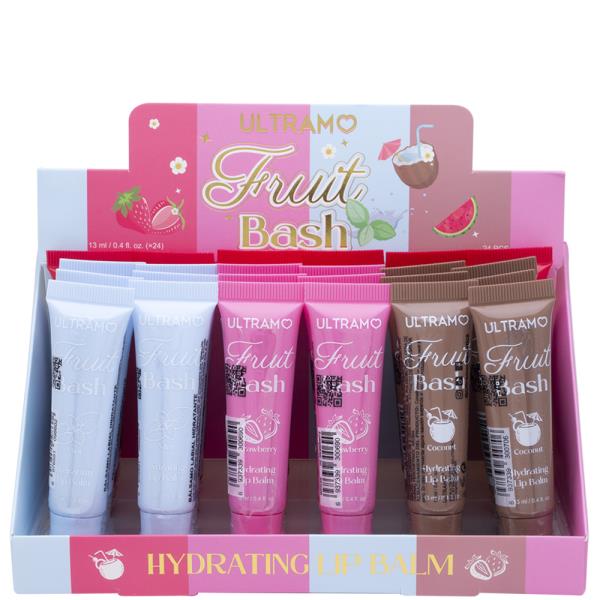 FRUIT BASH HYDRATING LIP BALM (24 UNITS)