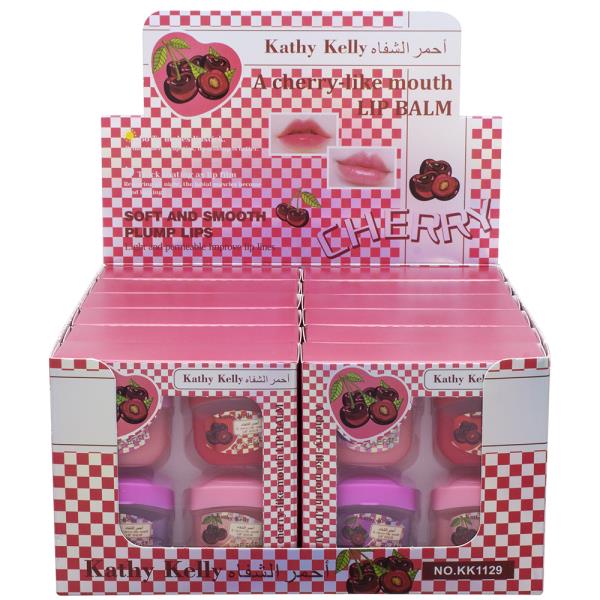 CHERRY LIKE MOUTH 4PC LIP BALM (12 UNITS)