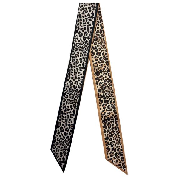 SOLID EDGE ANIMAL SKINNY SCARF