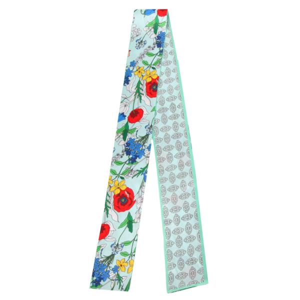 VINTAGE FLOWER SKINNY SCARF