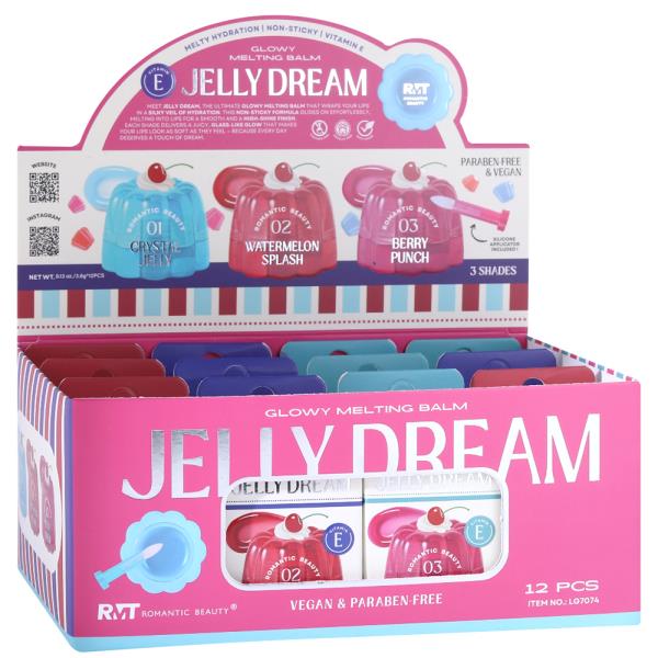 ROMANTIC BEAUTY JELLY DREAM GLOWY MELTING BALM (12 UNITS)