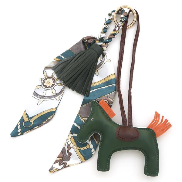 HORSE SCARF TASSEL KEY CHAIN BAG CHARM