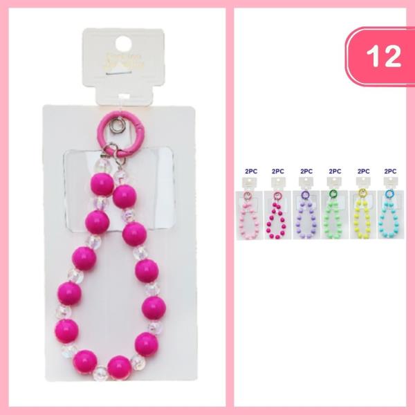 BEADED KEYCHAIN  (12 UNITS)