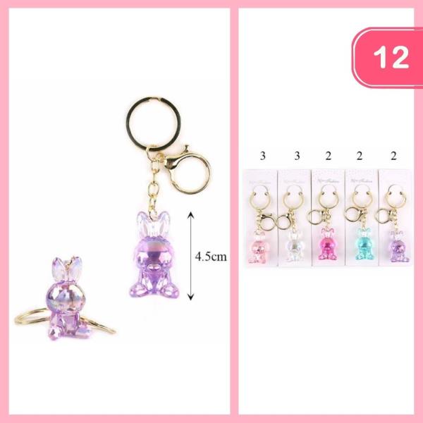 BUNNY KEYCHAIN (12 UNITS)