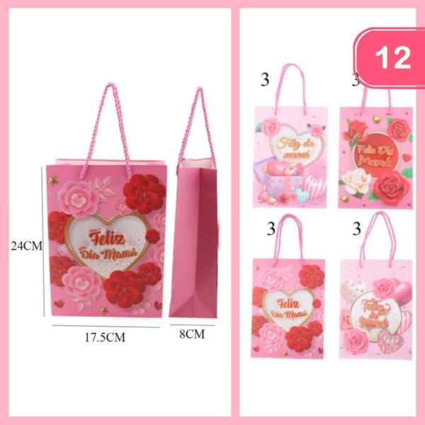 FELIZ DIA DE LAS MADRES GIFT BAG (12 UNITS)