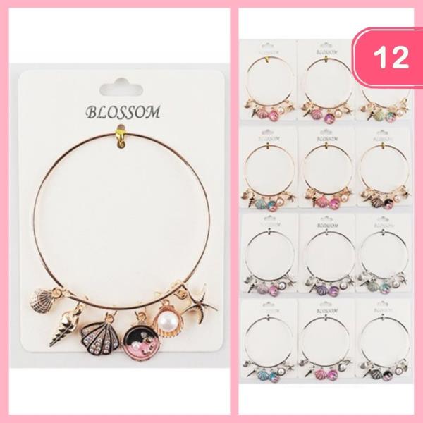 SEA LIFE CHARM BRACELET (12 UNITS)