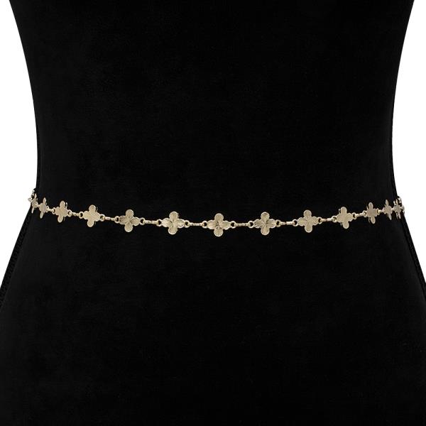 SMALL PATTERN SHAPED LINK HOOK BELT