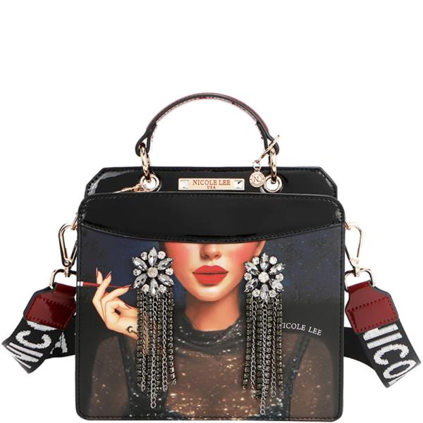 NICOLE LEE SAMANTHA LA BELLEZA MINI SATCHEL BAG