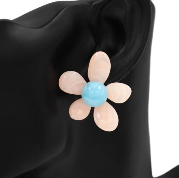 PETAL FLOWER STUD EARRING