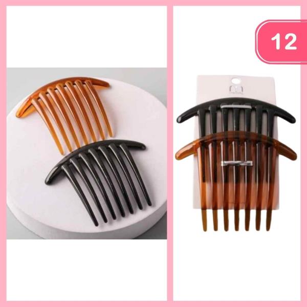 DUAL BAR HAIR COMB (12 UNITS)