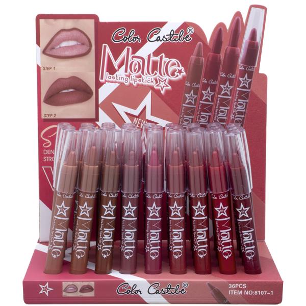 MATTE LASTING LIPSTICK (36 UNITS)