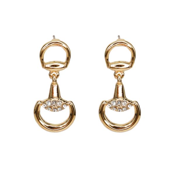 HORSE BIT DROP POST EARRING