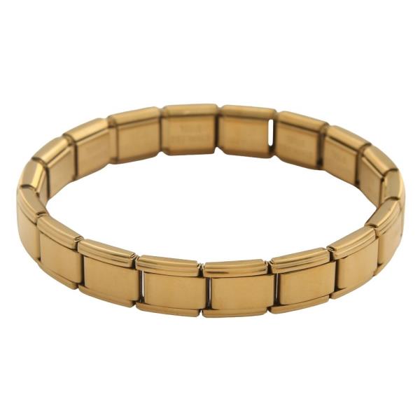 18K GOLD PLATED WITH STAINLESS STEEL ADJUSTABLE BRACELETS