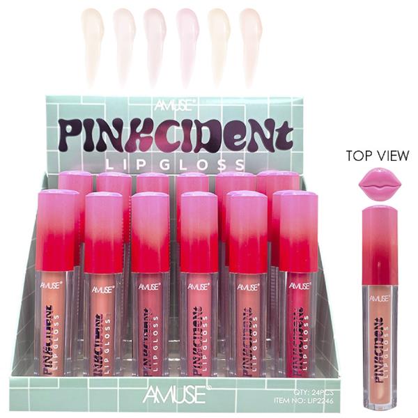 AMUSE PINKCIDENT LIP GLOSS (24 UNITS)