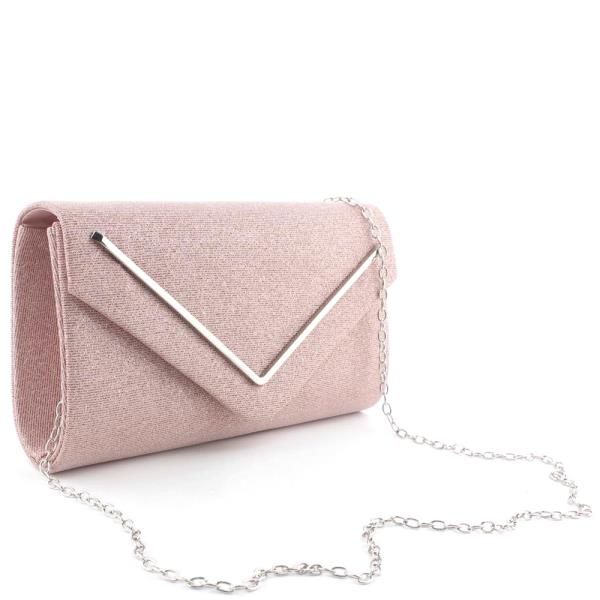MODERN V DESIGN EVENING CLUTCH BAG