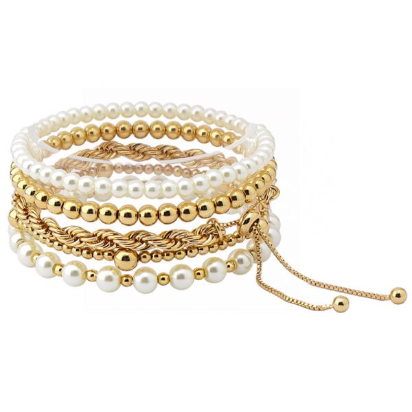 BEADED STACKABLE BRACELET