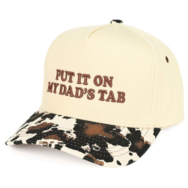 CC PUT IT ON MY DAD`S TAB TRUCKER CAP