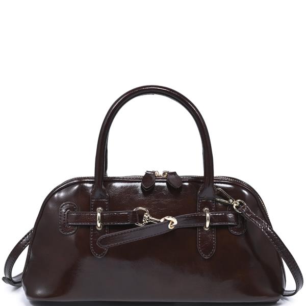 SMOOTH TEXTURED SATCHEL BAG