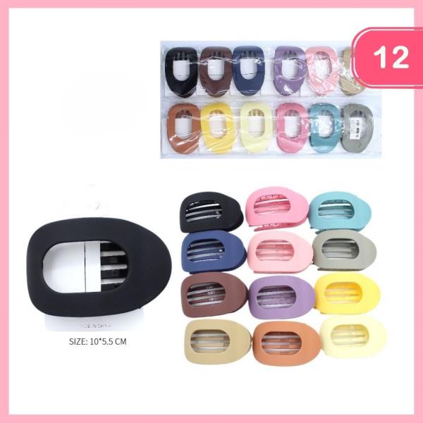 HAIR CLAW CLIP (12 UNITS)