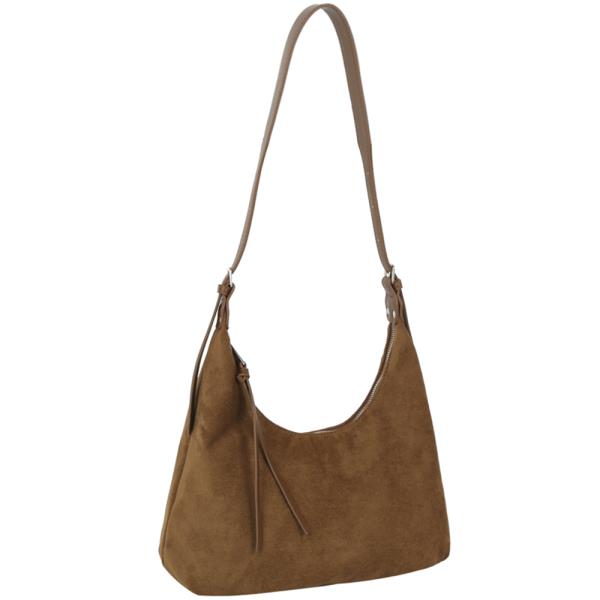 CURVE ZIPPER SHOULDER BAG