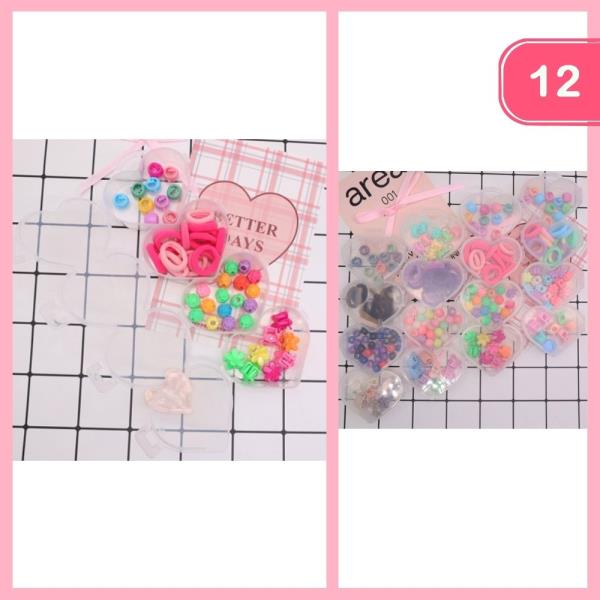 MINI HAIR TIES CLIP CLAW CLIPS SET (12 UNITS)