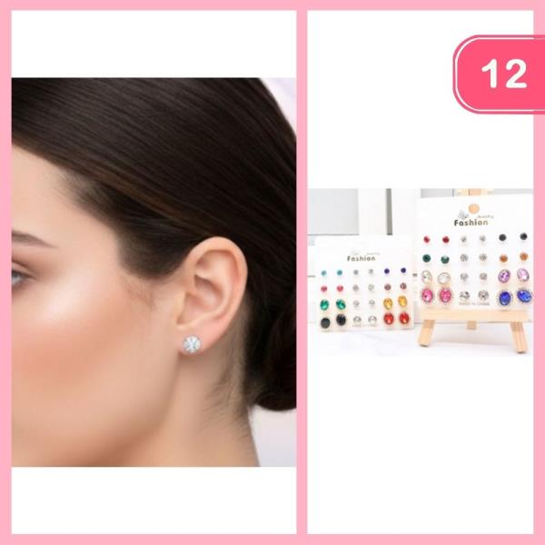 POST EARRING SET (12 UNITS)