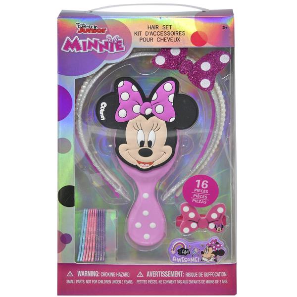 MINNIE HAEADBAND W ACCESSORIES 16PC HAIR SET