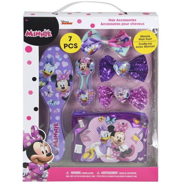 MINNIE HAIR ACCESSORIES 7PC SET
