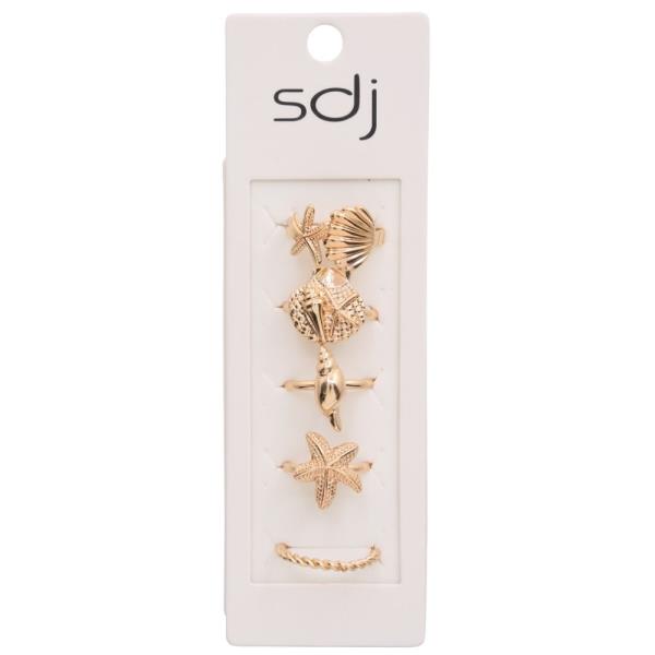 SDJ SEA LIFE MULTI RING SET
