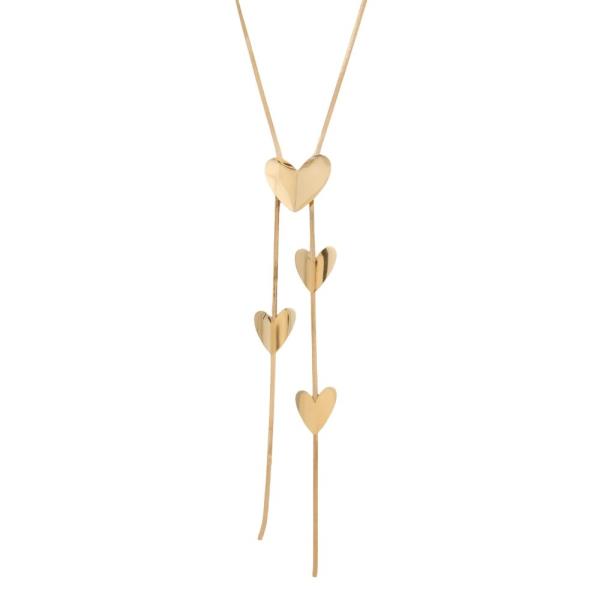SDJ HEART MULTI DROP NECKLACE