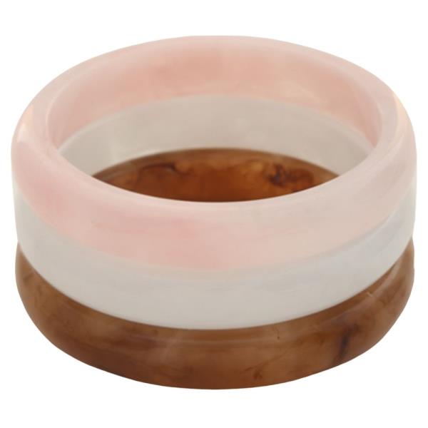 SDJ RESIN ROUND BANGLE BRACELET SET