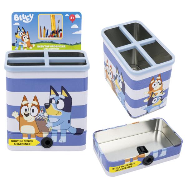 BLUEY DESKTOP ORGANIZER WITH SHARPENER