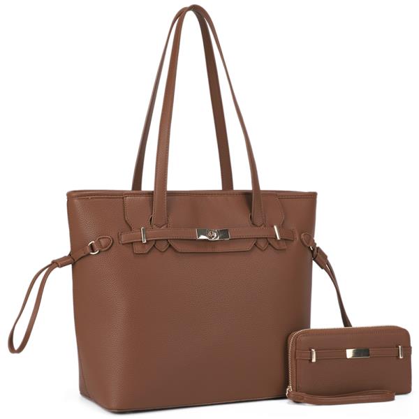 2IN1 MODERN TOTE BAG W WALLET SET