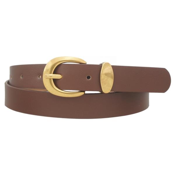 CORE U BUCKLE BELT WITH METAL LOOP