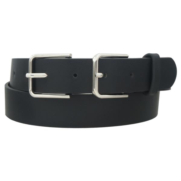 MODERN RECTANGLE DOUBLE BUCKLE BELT